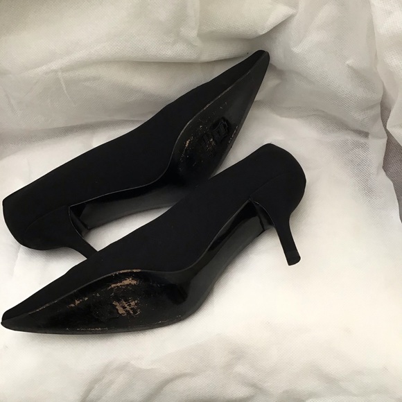 Stuart Weitzman Black Crystal Evening Heels. Size 8.5 - Picture 9 of 9